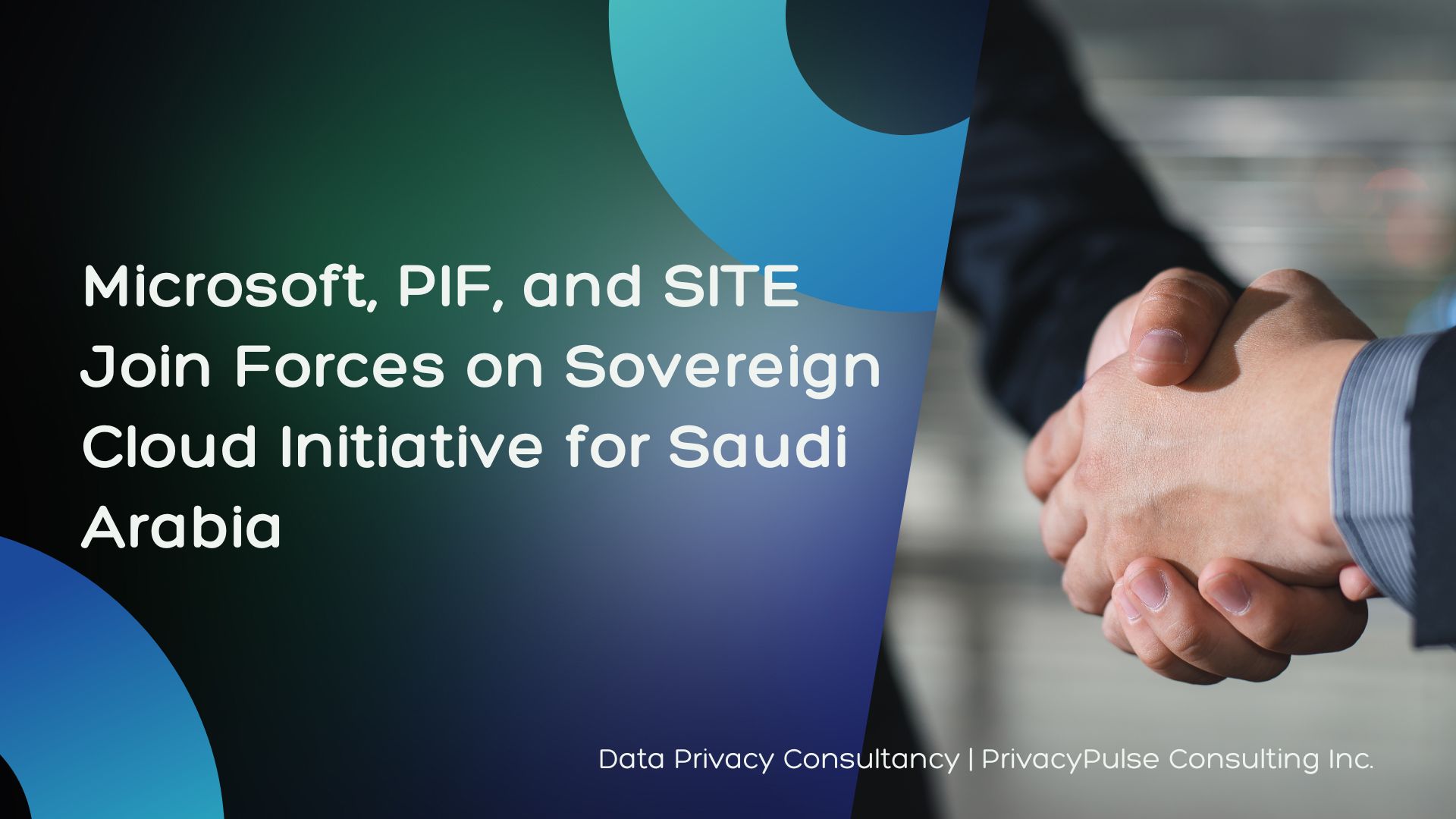 Microsoft, PIF, and SITE Sign MoU to Explore Sovereign Cloud in the Kingdom